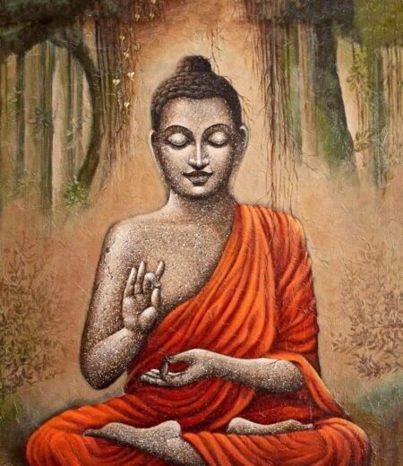 Buddha, Peinture par Vishal Gurjar _ Artmajeur