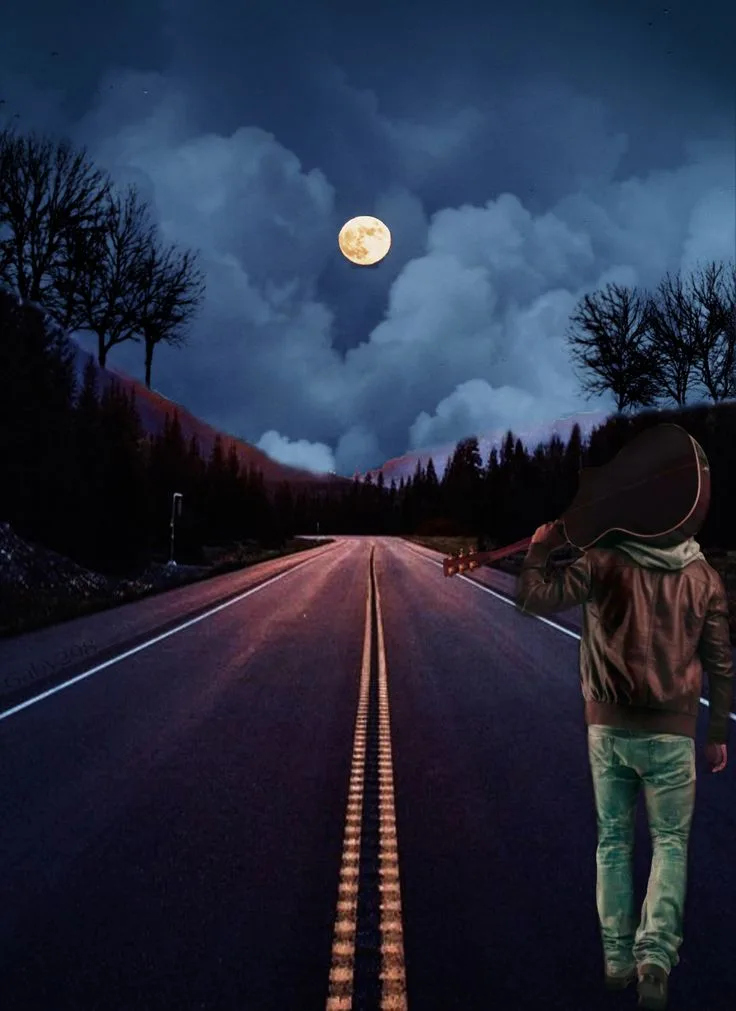 #Replay #Walking #Alone #Man #Road #Night #Backround #Moon #Hombre #Caminando #Solo #Noche #Myedit #Gaby298 #Remixed ⤵️ #freetoedit